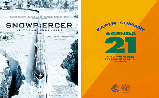 snowpiercer agenda 21 global warming ice age new world order