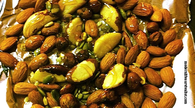 nuts paleo toasted honey