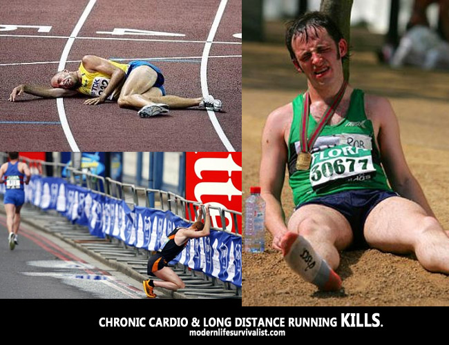 chronic cardio long distance running kills
