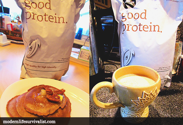 lesmillsgoodproteinnutrition-pancakes-coffee-shake