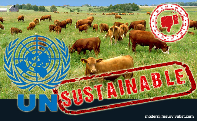 unsustainable united nations cows grass fed pasteur  new world order agenda 21 paleo vegan vegetarian